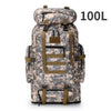 80L/100L  Mountaineering Bag Climb Bag Tactical Backpacks Large Backpack Outdoors Hiking Camping Travel Bags