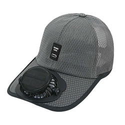 Outdoor Solar Fan Sun Hat USB Rechargeable Breathable Baseball Cap Summer Sun Protection Sunscreen Hat