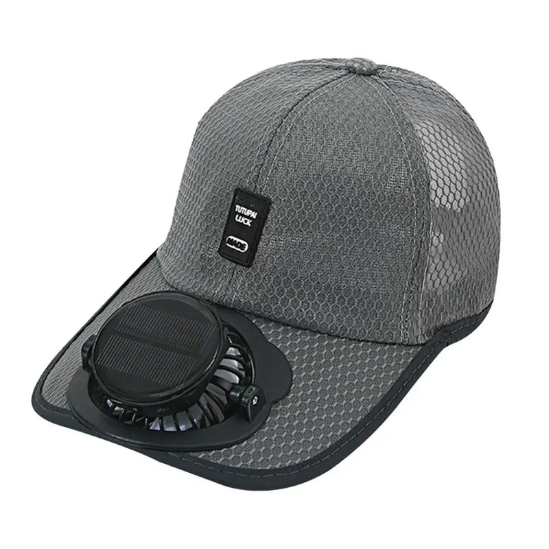 Outdoor Solar Fan Sun Hat USB Rechargeable Breathable Baseball Cap Summer Sun Protection Sunscreen Hat