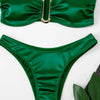 Bandeau Bikini Swimsuit Women 2026 Two-piece Swimwear Thong Bikinis Sets Female Bathing Suit Push Up Monokini Beach Wear Biquini