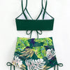 Drawstring Front Shorts Bikinis 2026 High Waist Swimsuit Women Swimwear Female Bathers Bathing Swimming Swim Suit Beachwear