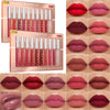 Matte Liquid Lipstick Lip Oil 10pc/set, Waterproof Velvet Lip Gloss Long Lasting Non-transfer Nude Red Pink Daily &Party Makeup