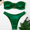 Bandeau Bikini Swimsuit Women 2026 Two-piece Swimwear Thong Bikinis Sets Female Bathing Suit Push Up Monokini Beach Wear Biquini