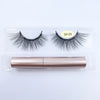 Magnetic Eyelashes With Eyeliner Kit 1Pair / Pack Reusable Most Natural Looking 3d Faux Mink Lashes No Glue magnetic lashes