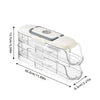 Multi-layer Fridge Egg Storage Box Shelf Automatic Rolling Eggs Holder Rack Ladder Style Refrigerator Eggs Dispenser Organizer