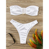 Bandeau Bikini Swimsuit Women 2026 Two-piece Swimwear Thong Bikinis Sets Female Bathing Suit Push Up Monokini Beach Wear Biquini