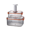 Vacuum Fresh-keeping Box Refrigerator Sealed Canister Microwavable Transparent Food Storage Container Kitchen Organizer Bento