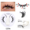 No Glue Needed Magnetic Lashes Reusable Natural Look Magnetic False Eyelashes Set with Tweezer Tool Fluffy Faux Mink Eyelash New