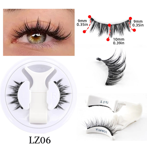 No Glue Needed Magnetic Lashes Reusable Natural Look Magnetic False Eyelashes Set with Tweezer Tool Fluffy Faux Mink Eyelash New