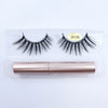 Magnetic Eyelashes With Eyeliner Kit 1Pair / Pack Reusable Most Natural Looking 3d Faux Mink Lashes No Glue magnetic lashes
