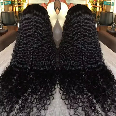 Deep Wave 13x4 Hd Lace Front Human Hair Wig 42 Inch Deep Wave 13x6 Hd Lace Frontal Wig 250 Density 5x5 Glueless Wig For Women