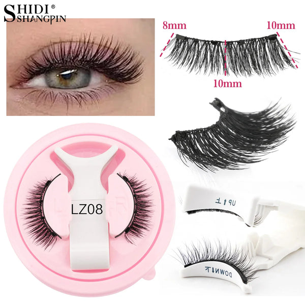 No Glue Needed Magnetic Lashes Reusable Natural Look Magnetic False Eyelashes Set with Tweezer Tool Fluffy Faux Mink Eyelash New