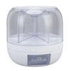 6 Grids Grain Dispenser Rotation Grain Storage Tank Insect Proof Grain Sealed Container For Home Kitchen