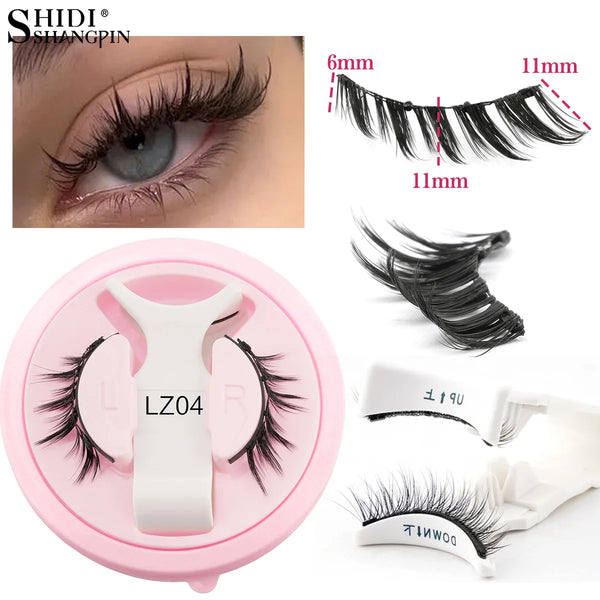 No Glue Needed Magnetic Lashes Reusable Natural Look Magnetic False Eyelashes Set with Tweezer Tool Fluffy Faux Mink Eyelash New