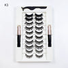 10Pairs Magnet False Eyelashes Reusable Magnetic Eyelashes With Eyeliner and Tweezers Natural Look Fake Eyelashes