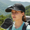USB Charging Solar Fan Hat Breathable Anti UV Baseball Cap Outdoor Cooling Sunscreen Sunshade Headwear for Men Women