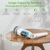 Electric Spin Scrubber Cordless Cleaning Brush 3H Work Time Bathroom Scrubber with LED Display 3-Speed Extendable Handle IPX7 W