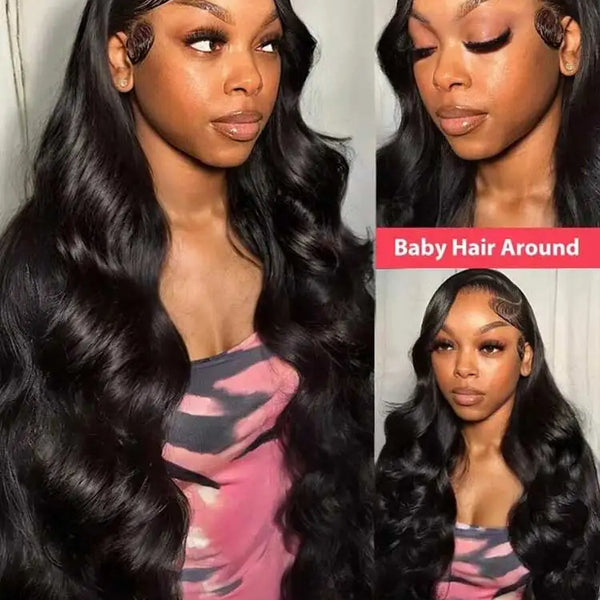 40 42 Inch 250% Wear And Go Glueless Wigs Body Wave Human Hair Wigs 13x4 13X6 Wet and Wavy HD Lace Frontal Wigs For Women