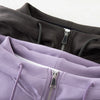 DUSHU Plus Size Women's Fashionable Stylish Sweatshirt Skirt Sweatpants Suit 2025 Spring New Design Solid Versatile Casual Set