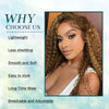 Honey Blonde Ombre Highlight Lace Front Wig Human Hair 13x6 Deep Wave HD Lace Curly WIG