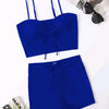 Drawstring Front Shorts Bikinis 2026 High Waist Swimsuit Women Swimwear Female Bathers Bathing Swimming Swim Suit Beachwear