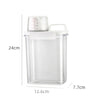 Kitchen Storage Food Organizer Wall Mounted Dry Food Cereal Dispenser Snack Grain Plastic Storage Container Box Rack for Home