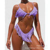 Sexy Bikini Set Women's Separate Tassel Swimsuit Multicolor Hot Sale Of The Season New Arrival Female Fashionable Swimwear from