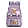 Backpack Lovely Capybara Print Women Laptop Computer Large Capacity School Backpacks for Girls Teenage Packsack 4 Color Gift
