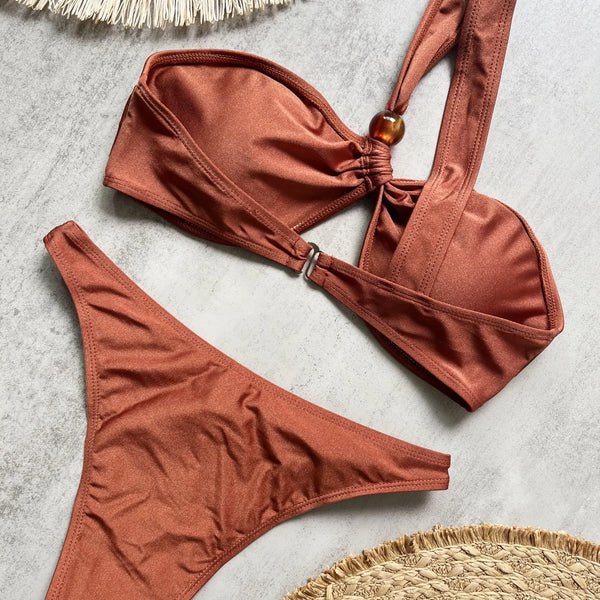 Sexy Bikini Swimsuit High Waist Mesh Brazilan Bikini Set Swimwear for Women Cheeky Bathing Suits Summer Female