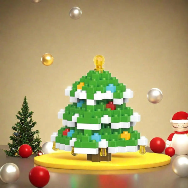 Mikropartikel, Weihnachtsmann- und Rentier-Schneemann-Design, DIY Kreatives Bausteinmodellspielzeug & Desktop-Dekoration für Zuhause & Büro #GLOBAL PICKS
