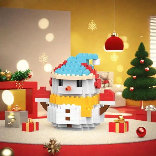 Mikropartikel, Weihnachtsmann- und Rentier-Schneemann-Design, DIY Kreatives Bausteinmodellspielzeug & Desktop-Dekoration für Zuhause & Büro #GLOBAL PICKS