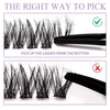 10-20Mm Mixed Individual Cosmetic False Lashes Clusters, 240Pcs/234Pcs/300Pcs/308Pcs/Set Volume Curly Thick Fake Eyelashes, Makeup Enhancement Lashes Clusters Kit, Cosmetic for Gift #GLOBAL PICKS